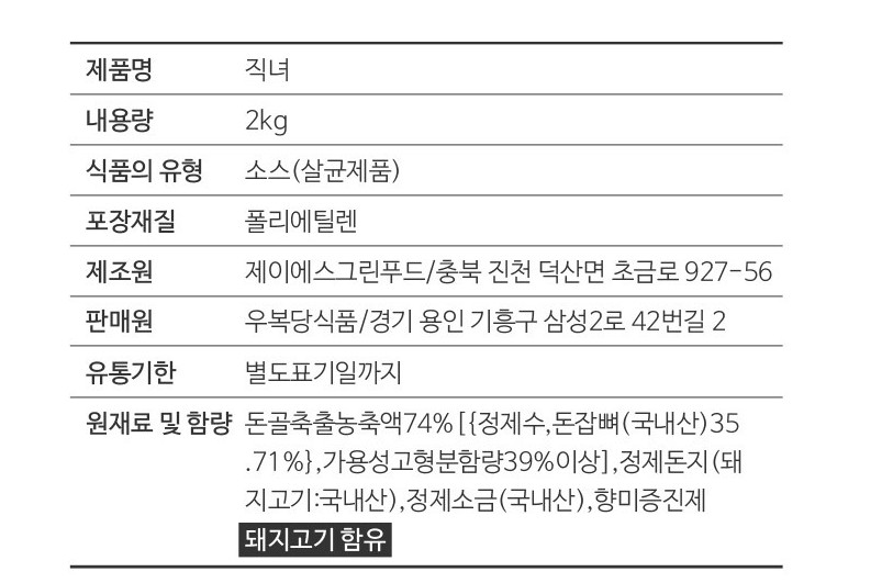 상품정보제공고시
