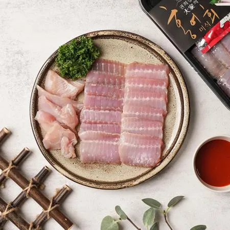 [남도씨푸드]권희경대가의 홍어미식회(흑산도산) 100G*8팩 이미지