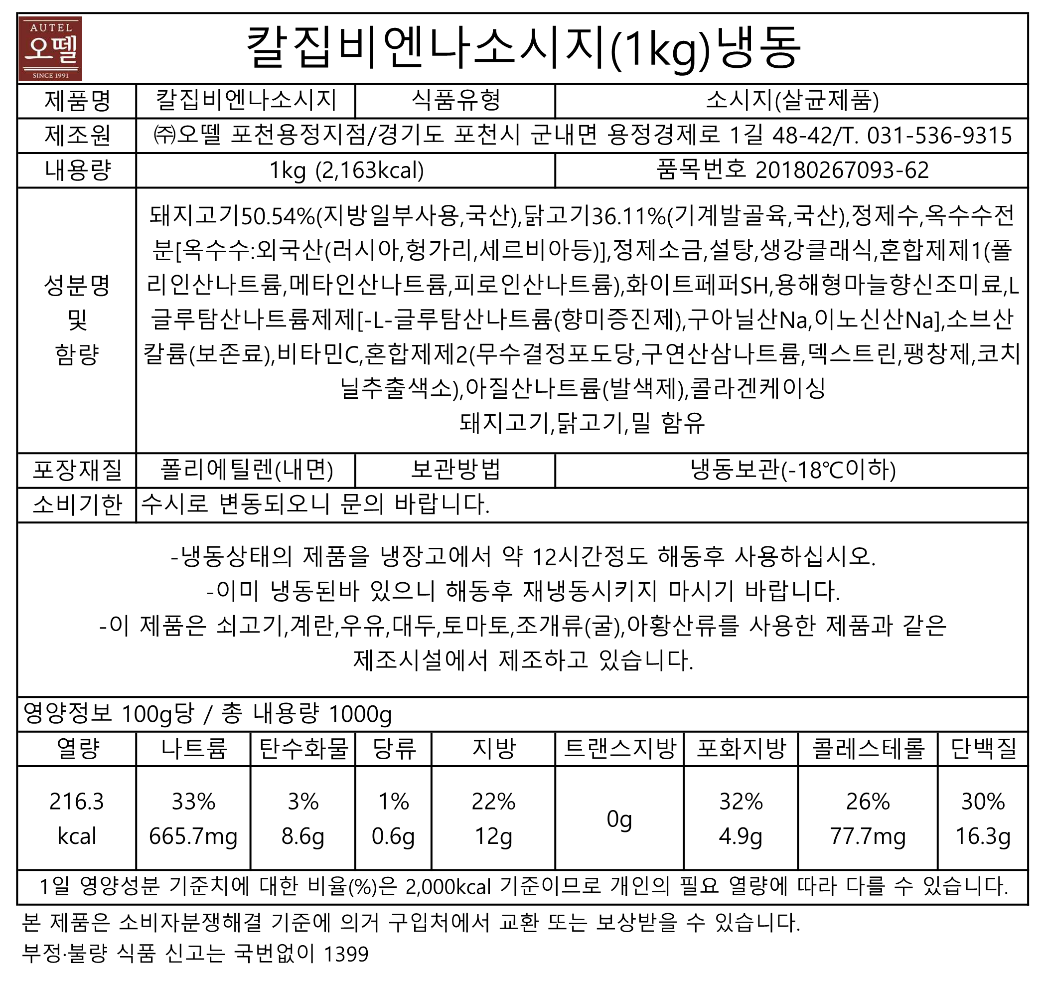 상품정보제공고시