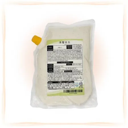 바로푸드 크림소스 1kg 냉장