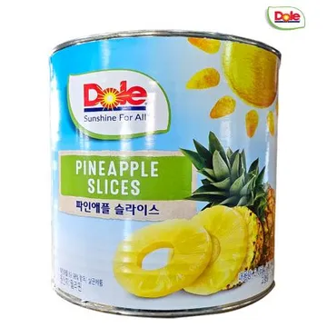 Dole 돌 파인애플 슬라이스 3kg 상온