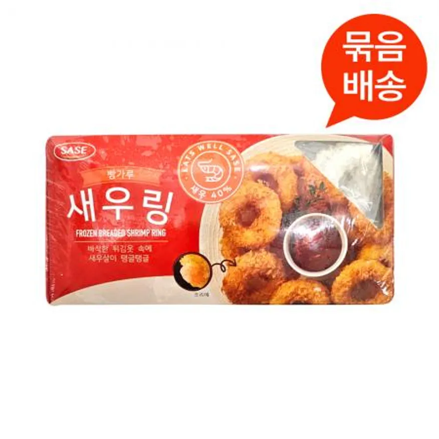 사세 빵가루 새우링 736g(23g*32ea) 냉동 새우튀김 이미지