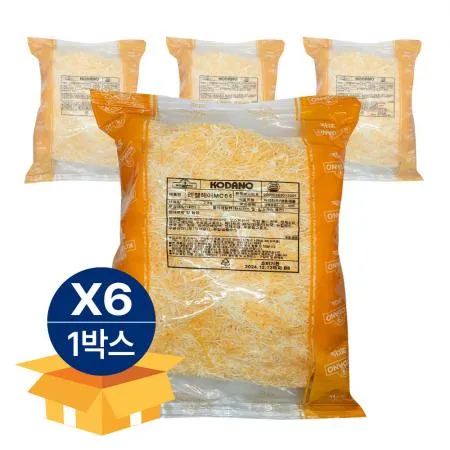 [무료배송] 조흥 코다노 엔젤헤어 MC64 (모짜6/체다4) 2kg 냉동치즈 눈꽃치즈