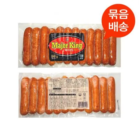 [단품] 오뗄 메이저킹치즈 소시지 840g 냉동 스모크소세지