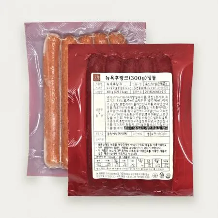 [단품] 오뗄 뉴욕후랑크 300g 냉동 소시지