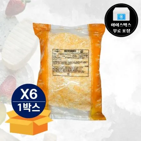 [무료배송] 조흥 코다노 엔젤헤어 MC64 (모짜6/체다4) 2kg 냉동치즈 눈꽃치즈