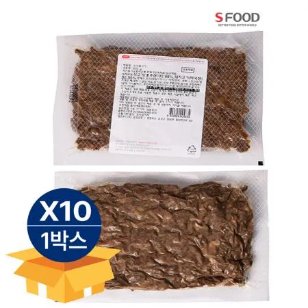 [무료배송] 에쓰푸드 뉴소불고기 500g 냉동 피자토핑 베이커리 소고기