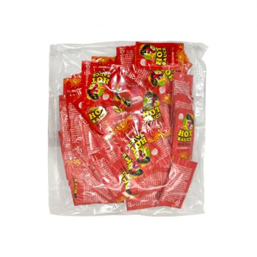 태원 테이준 핫소스 일회용 (4g*100개입) 소포장 벌크 1봉지 이미지