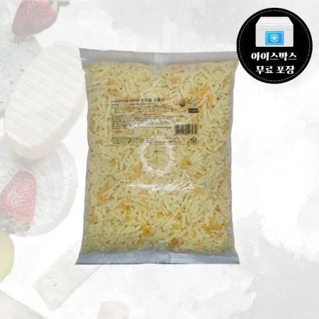 [단품] 디오 GC10 트리플슈레드(모짜8고다1체다1) 2.5kg 자연치즈 피자치즈