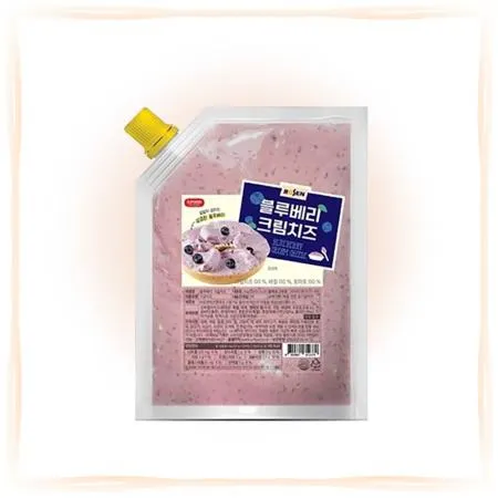 로젠치즈 블루베리 크림치즈 1kg 냉장 베이글용 베이커리