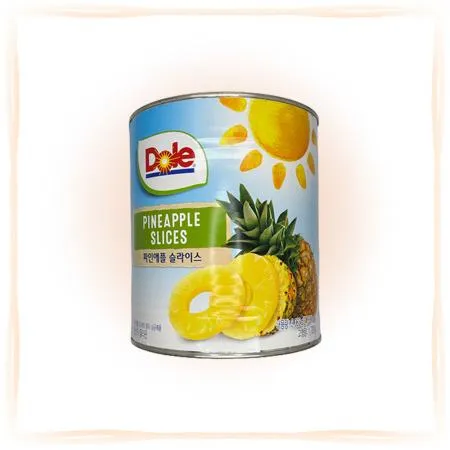 Dole 돌 파인애플 슬라이스 3kg 상온