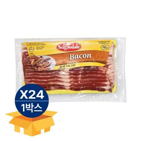 [무료배송] 슈가데일 베이컨 454g 미국산 훈연 베이컨