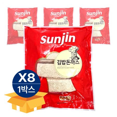 [8봉 무료배송] 선진 김밥 돈까스 1.7kg 냉동