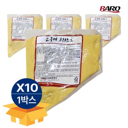 [10팩 무료배송] 바로푸드 고구마크러스트 고구마무스 1kg 냉장