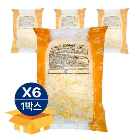 [무료배송] 조흥 코다노 엔젤헤어 MC82 (모짜8/체다2) 2kg 냉동치즈 눈꽃치즈