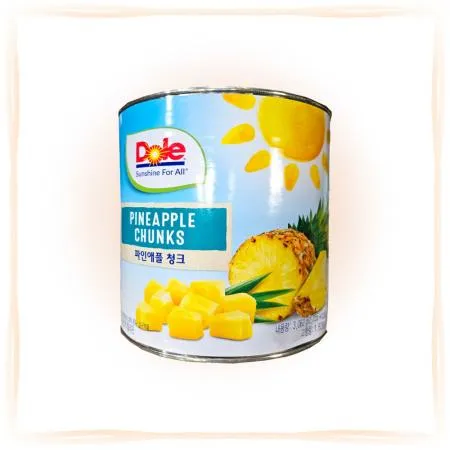 Dole 돌 파인애플 청크 3kg 상온