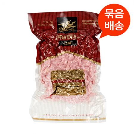 [단품] 오뗄 스모크햄 다이스 1kg 냉장 피자토핑