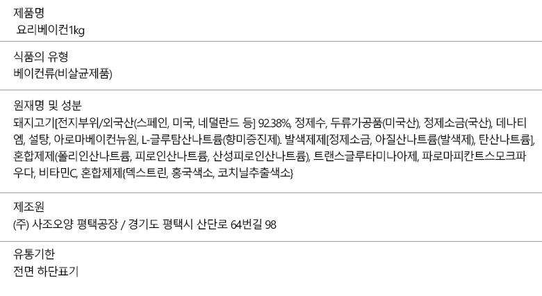 상품정보제공고시