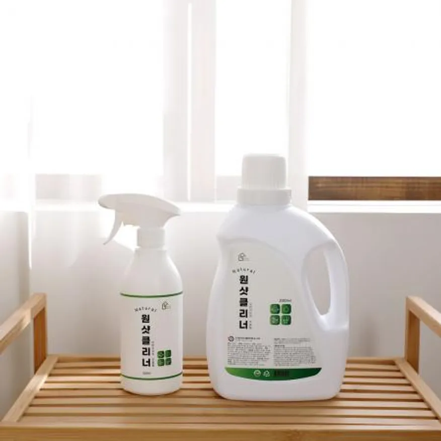오렌지 오일함유 원샷 화장실 주방 청소세제500ml+2000ml 이미지