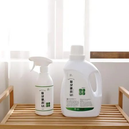오렌지 오일함유 원샷 화장실 주방 청소세제500ml+2000ml 이미지