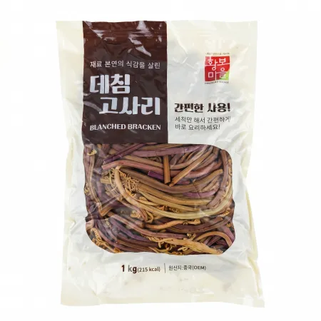 황보마을 데친고사리 1kg