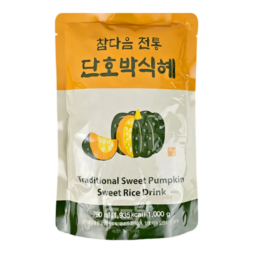 참다음 전통 단호박식혜 790ml 이미지