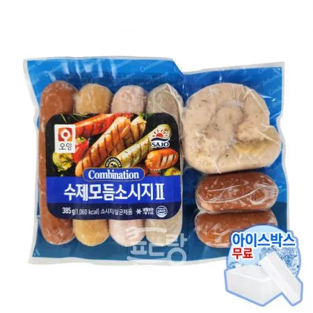 모듬소시지[사조,6종수제모듬소세지]385G