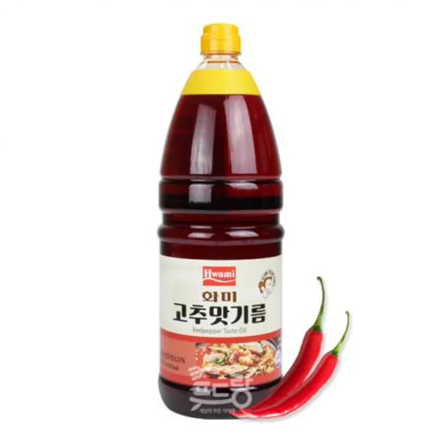 화미 고추맛기름 1.8L 이미지