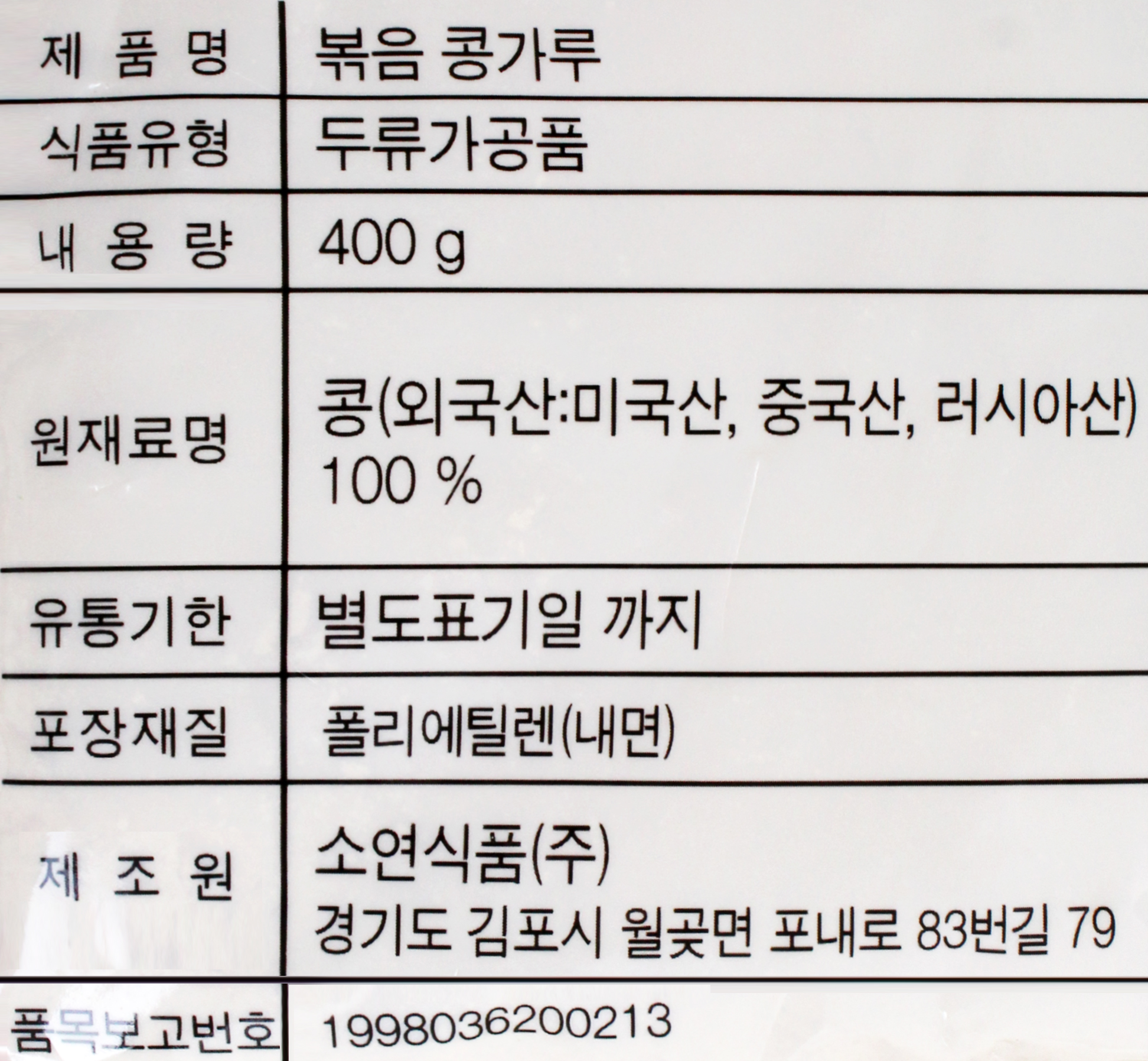 상품정보제공고시