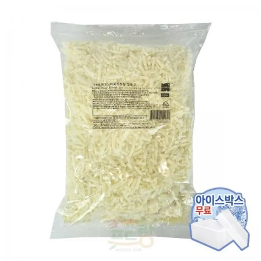 썬리치 피자치즈 모짜렐라치즈 50%,5MY 2.5kg 이미지