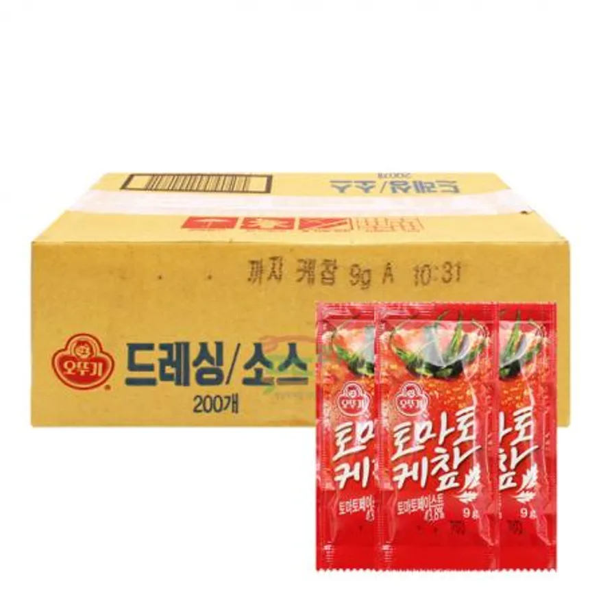 오뚜기 일회용 토마토케찹(9g*200개) 1박스 이미지