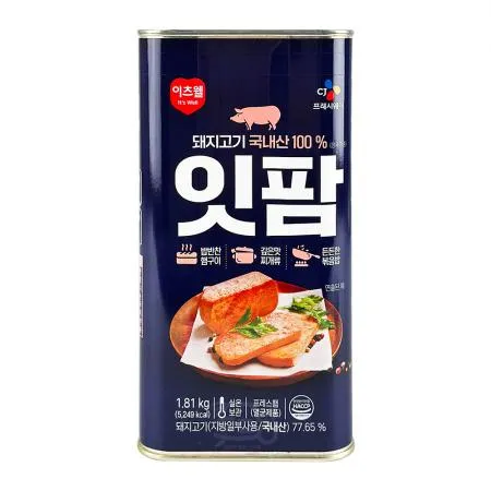 잇팜[CJ,이츠웰,덕용,부대찌개햄]1.81kg