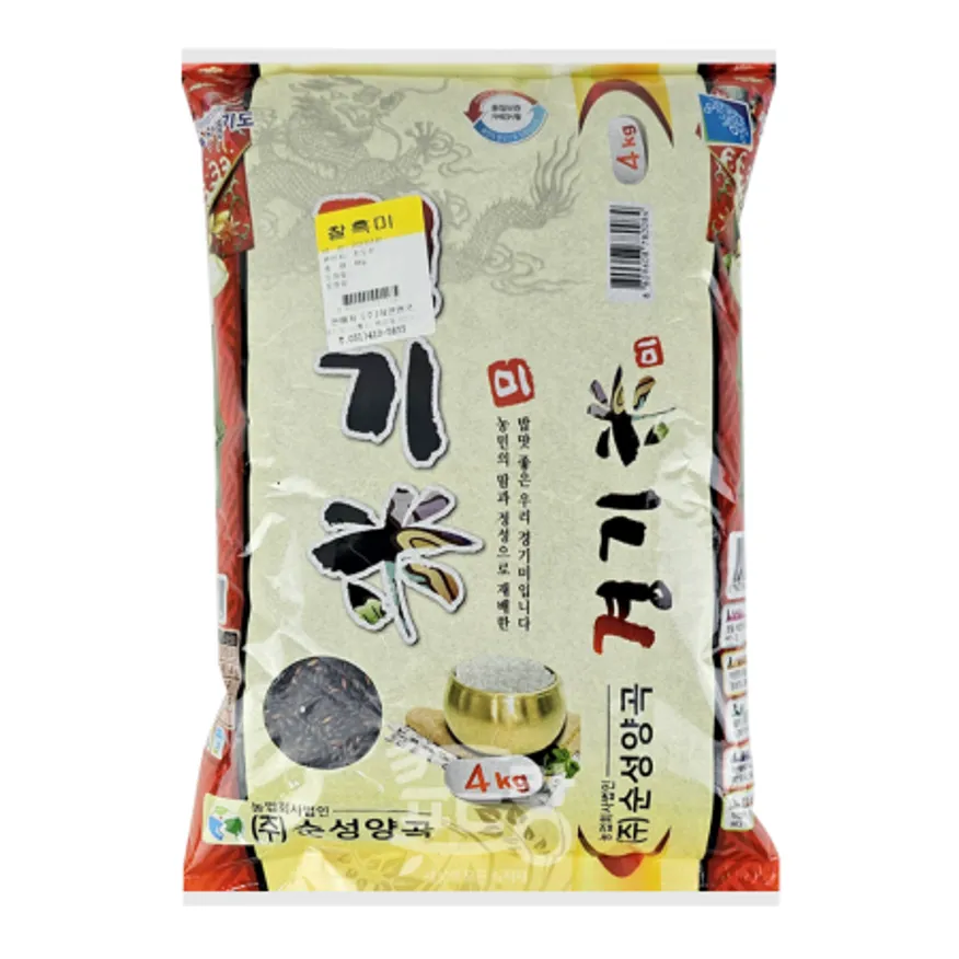 국내산 찰흑미 4kg 이미지