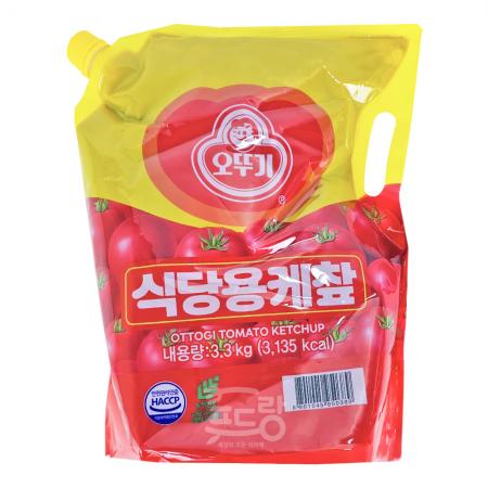 케찹[오뚜기,토마토케찹,케찹,스파우트팩]3.3kg