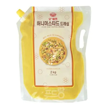 허니머스타드[오뚜기,오쉐프,스파우트,드레싱]2kg
