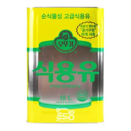 ★묶음특가★5통★식용유[오뚜기,초록,콩식용유,대두유]18L 