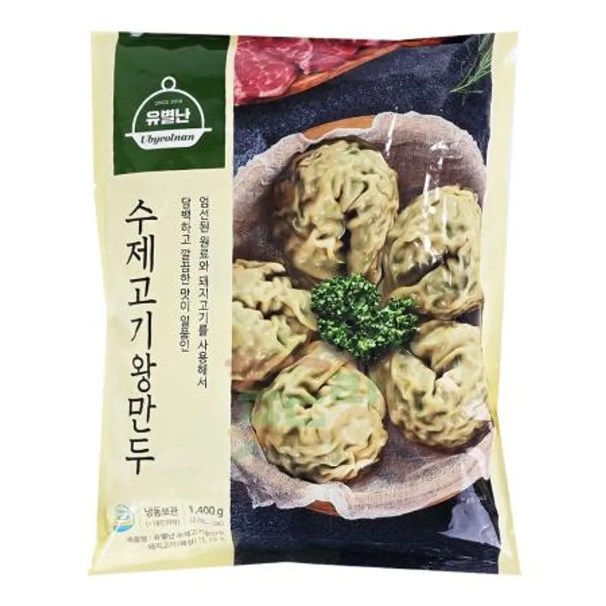 유별난수제고기왕만두1.4kg 이미지