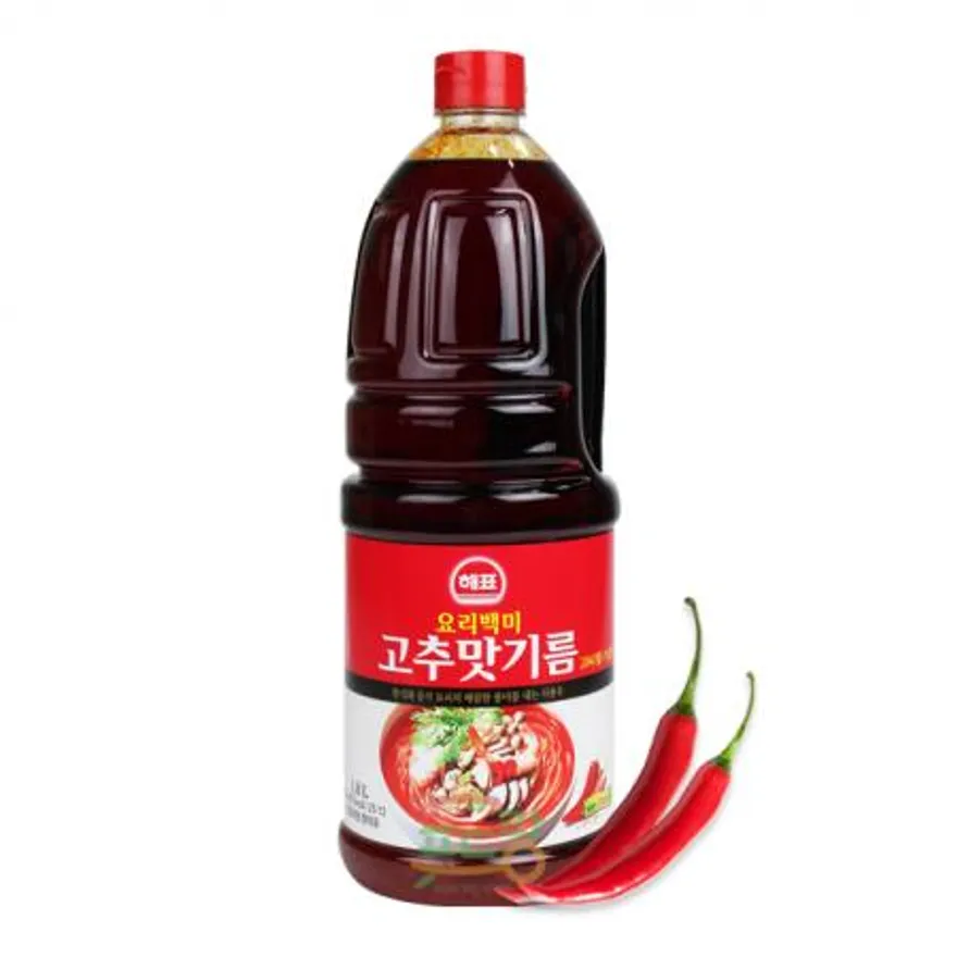 해표 요리백미 고추맛기름 1.8L 이미지