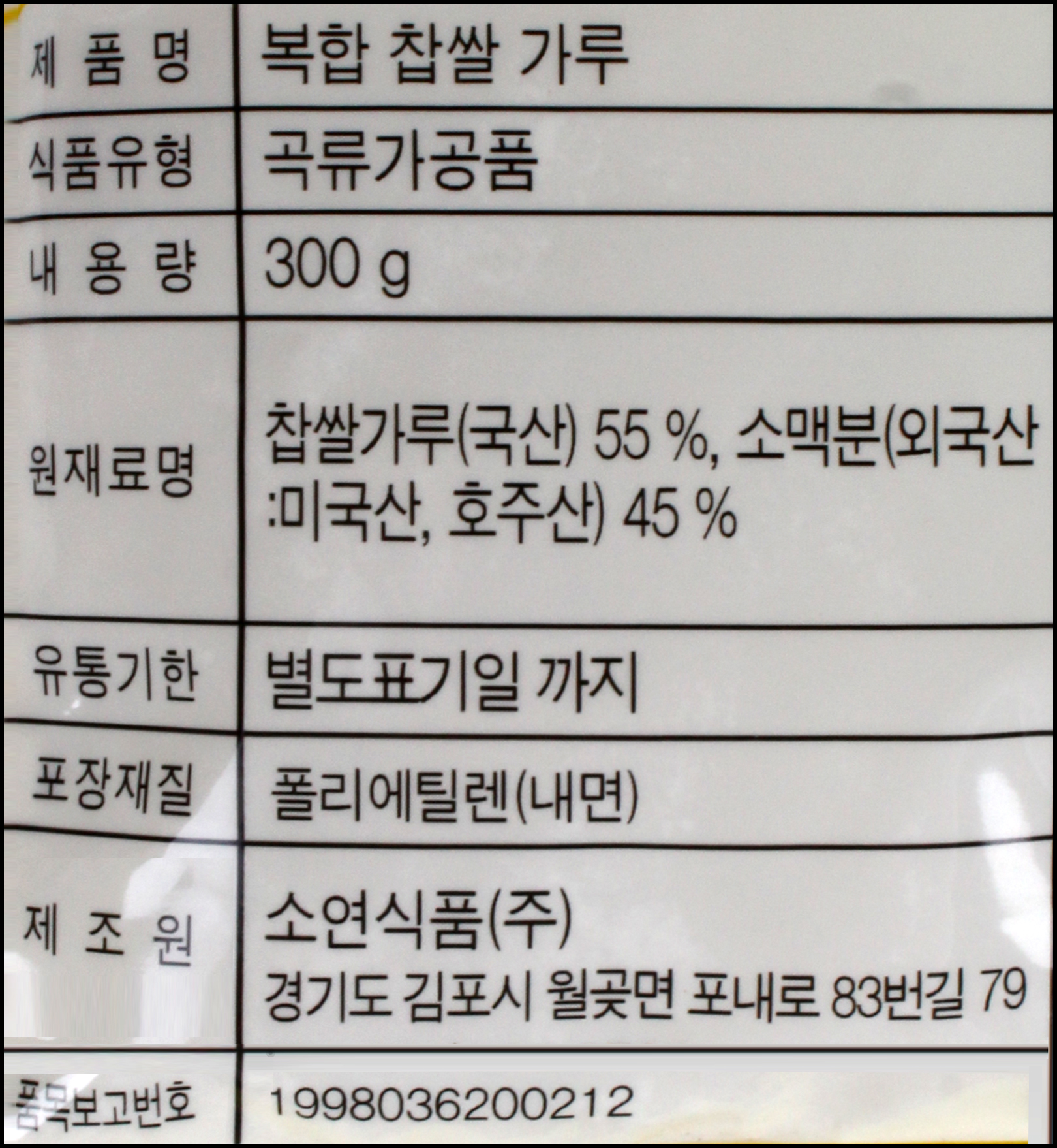 상품정보제공고시