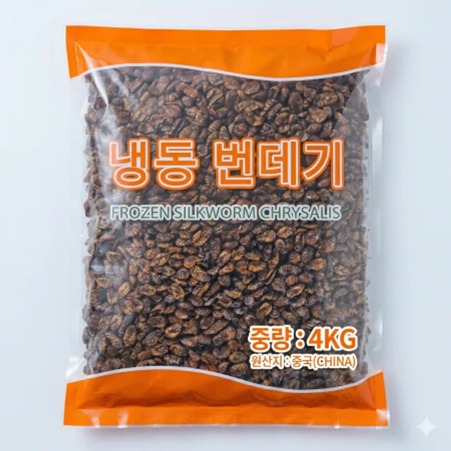 냉동 번데기 4kg 이미지