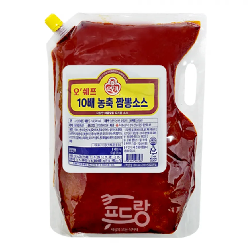 오뚜기 오쉐프 10배 농축 짬뽕소스 2kg 이미지