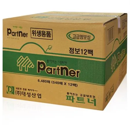 파트너 냅킨 뽑아쓰는 줄줄이 냅킨 540매 12입 , 테이블 냅킨 내프킨 넵킨 고급 업소용