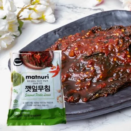 맛누리 깻잎무침 1kg 1박스 10개입