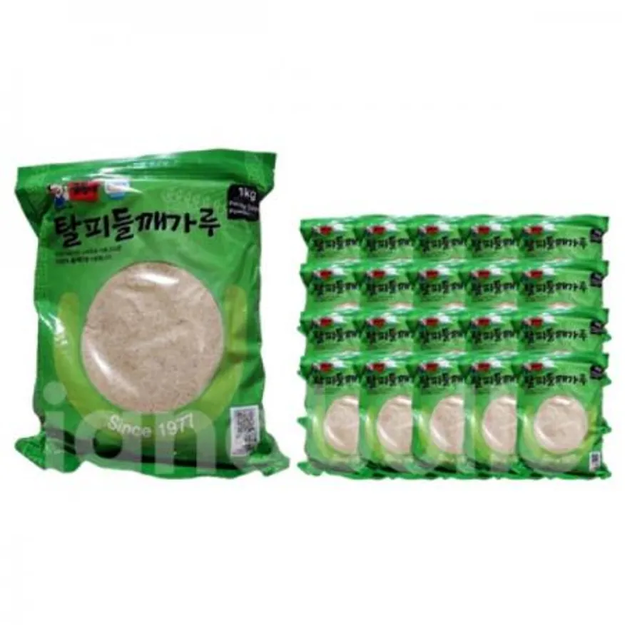 청정식품 금동이 탈피들깨가루 1kg 1박스 20개입 이미지