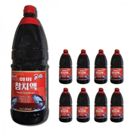 화미 참치액 2kg 1박스 8개