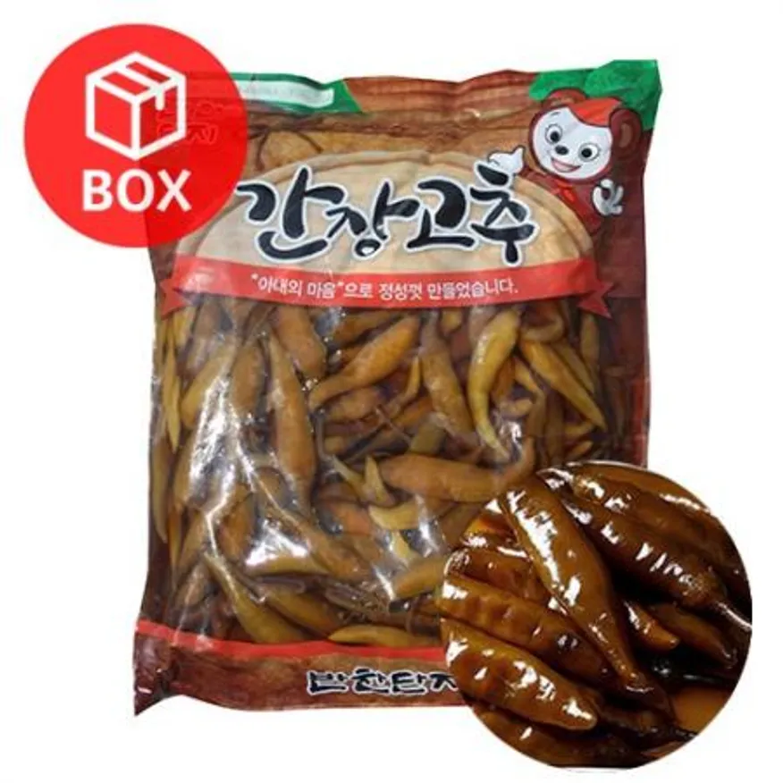 반찬단지 간장고추 4kg 1박스 4개 이미지