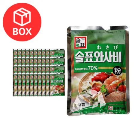 솔표 와사비70% 200g X 40개 (1박스)