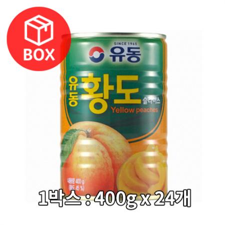 유동 황도슬라이스 400g 1박스(24개)