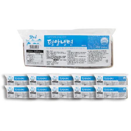 맛찬들 백미식품 평양냉면 2kg 1박스 10개입