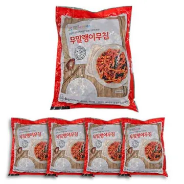 맛두레 무말랭이무침 4kg 1박스 4개입